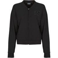 Emporio Armani EA7  TRAIN LOGO SERIES T-TOP FZ CRYSTAL  7W000178  women's Jacket in Black