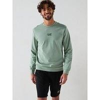 Ea7 Emporio Armani Train Core Id Crew Sweatshirt - Light Green