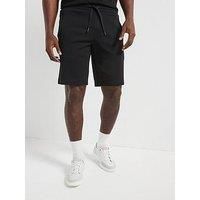 Armani Exchange Men/'s Stretch Cotton Icon Shorts Pants, Black, XXL