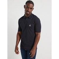 Armani Exchange Men/'s Icon Project, Embroidered Logo Polo Shirt, deep Navy, S