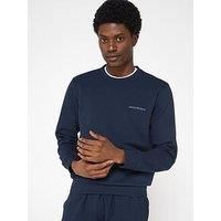 Emporio Armani Men's Lounge Brand Sweatshirt, Blue