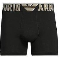 Emporio Armani Bodywear Logo Single Boxer Briefs - Black