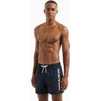 Emporio Armani Bodywear Side Logo Swim Shorts - Dark Blue