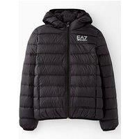 Ea7 Emporio Armani Boys Train Core Id Light Down Jacket - Black
