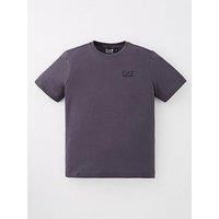 Ea7 Emporio Armani Boys Core Id Short Sleeve T-Shirt - Dark Grey