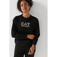 Ea7 Emporio Armani Crew Neck Sweater - Black