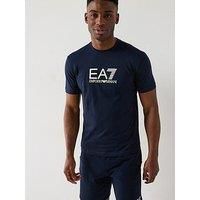 Ea7 Emporio Armani Train Visibility Crew Neck T-Shirt - Dark Blue