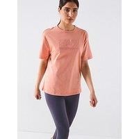 Ea7 Emporio Armani Train Visibility Logo Short Sleeve T-Shirt - Muted Clay