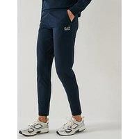 Ea7 Emporio Armani Train Maxi Logo Sweat Top And Legging Set - Navy