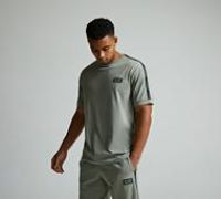 EA7 Logo Tape Series T-Shirt - Green - Size S