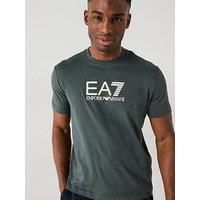 Ea7 Emporio Armani Train Visibility Crew Neck T-Shirt - Dark Grey