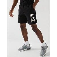 Ea7 Emporio Armani Visibility Logo Shorts - Black