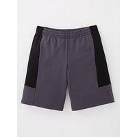 Ea7 Emporio Armani Boys Colour Block Jog Shorts - Dark Grey