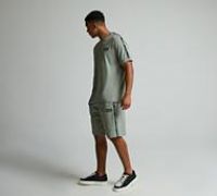 Men's Emporio Armani EA7 Logo Tape Shorts in Green