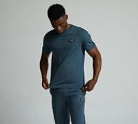 EA7 Logo Tape Series T-Shirt - Grey - Size M