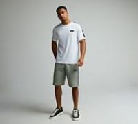 EA7 Logo Tape Series T-Shirt - White - Size XS