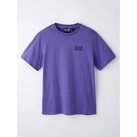 Ea7 Emporio Armani Boys Core Id Short Sleeve T-Shirt - Purple