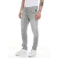 Replay Anbass Slim Fit Jeans - Light Grey