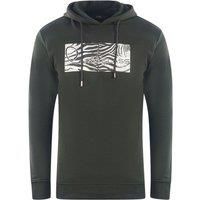 Zebra Print Logo Black Hoodie