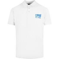 Bold Logo White Polo Shirt