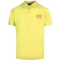 Bold Logo Yellow Polo Shirt