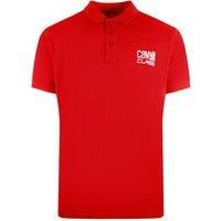 Bold Logo Red Polo Shirt