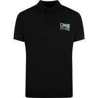 Bold Logo Black Polo Shirt