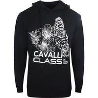 Floral Logo Black Hoodie
