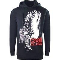 Large Tiger Logo Navy Blue Hoodie