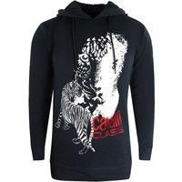 Large Tiger Logo Black Hoodie