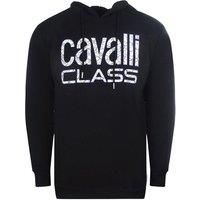 Floral Logo Black Hoodie