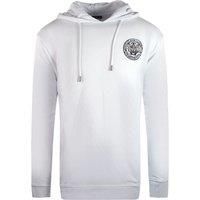 Large Circle Design White Hoodie