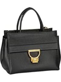 Coccinelle Arlettis Shoulder Bag Handbag Leather 26 cm, noir, One Size