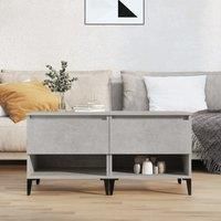Berkfield Home Side Tables 2 pcs Concrete Grey 50x46x50 cm Engineered Wood | Size: 50 x 46 x 50 cm