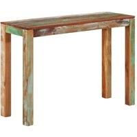 Berkfield Home Console Table 110x35x76 cm Solid Reclaimed Wood | Size: 110 x 35 x 76 cm