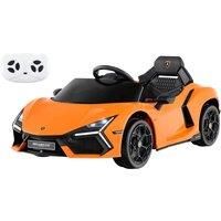12V Licensed Lamborghini Ride-On Car for Kids with Hydraulic Doors & Music