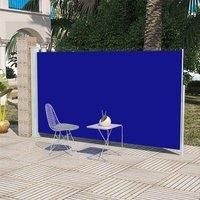 Patio Retractable Side Awning 160x300 cm Blue