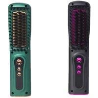 Two In One Hot Brush Hair Dryer And Styler - Grey Or Green!