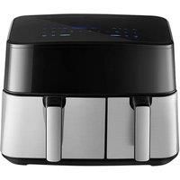 Dual Basket Touchscreen Air Fryer with Smart Presets - 6.5L + 3.5L Capacity