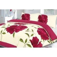 Floral Duvet Cover Set In 4 Sizes And 7 Colours