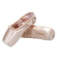 Women Girls Stain Dance Shoe & & Ballet Pointe Black Red Pink (3 Pink)