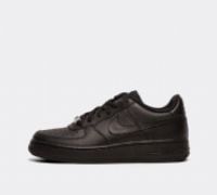 Nike Junior Air Force 1 Low Trainer - Black - Size 6