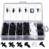 100pcs 6 Types Car Universal Plastic Fastener Plastic Screw Nails