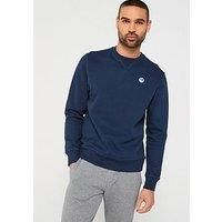 NORTH SAILS Crewneck Sweatshirt with Logo 691255 Dark Blue