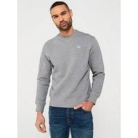 NORTH SAILS Logo Crew Sweatshirt M Grey