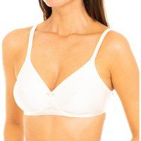 Playtex Women/'s Satiny Microfiber Sujetador Sin Aros Non-Wired Bra, Off-White (Marfil 898), 38 (Size: 100C)