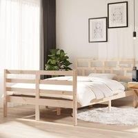 Bed Frame Solid Wood Pine 120x200 cm