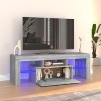 TV Cabinet with LED Lights Grey Sonoma 120x35x40 cm