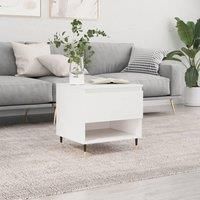 Coffee Table White 50x46x50 cm Engineered Wood