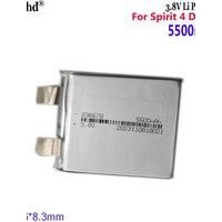 3.8V polymer battery 5500mAh For Phantom 4 / 4 Pro Drone battery Advanced 836678 Drone cell 78*66*8.3mm